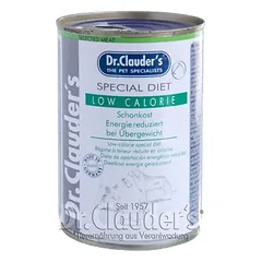 DR. CLAUDER’S Special Diet Low Calorie drėgnas maistas antsvorio turintiems šunims 6x400g