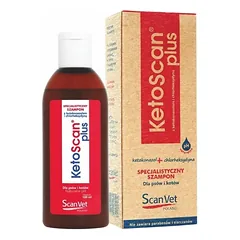 SCANVET Ketoscan  100ml (ketokonazolas + chlorheksizinas) nuotrauka