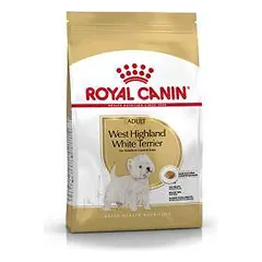 Royal Canin West Highland White Terrier Adult sausas maistas Vakarų Škotijos baltųjų terjerų veislės šunims, 1,5 kg
