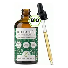 Wolfsbacher Natur Bio Hanföl für Hunde