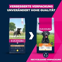 Eukanuba Premium Nutrition Junior Large & Giant Breed su vištiena, sausas maistas šunims — 2 nuotrauka