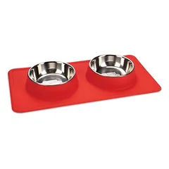 Karlie Diner Set silikoninis Dex, 2 X 350 ml, Ø 14 cm juoda — 5 nuotrauka