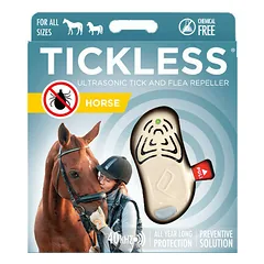 Tickless Horse ultragarsinis erkių repelentas arkliams (smėlio spalvos)