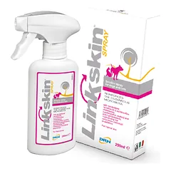 Linkskin purškiamas tirpalas 200ml skirtas šunų ir kačių odos mikrobiotai atstatyti