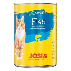 Josera JosiCat Fisch In Sauce konservai suaugusioms katėms su saida padaže, 415 g