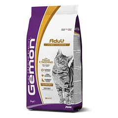 GEMON - Dry Cat Adult Complete chicken & turkey 2 kg parduotuvėje petbaze.lt