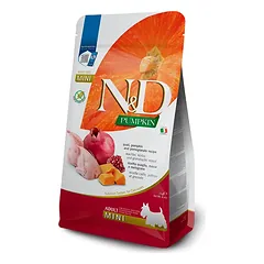 FARMINA N&D PUMPKIN – DOG Dry Quail&Pomegr ADULT MINI 2 kg