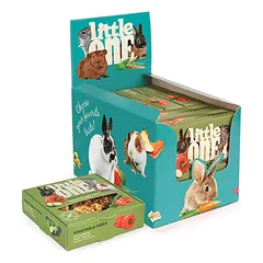 Little one skanėstas-žaislas graužikams daržovių pica, 55 g