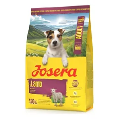 Josera Mini Lamb begrūdis sausas pašaras mažų veislių šunims su ėriena, 900 g