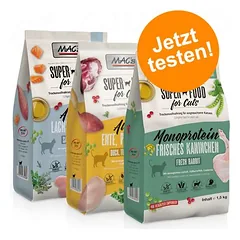 MAC's Superfood for Cats Adult bandomasis rinkinys, sausas maistas katėms