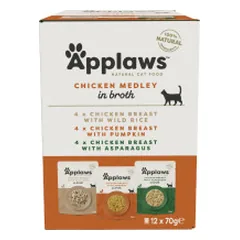 Applaws Cat Multipack konservų rinkinys su vištiena katėms