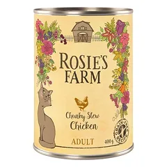 Rosie's Farm Adult drėgnas maistas katėms 6 x 400 g, Pute & Ente — 3 nuotrauka