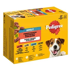 Pedigree Adult šviežumo maišeliai drėgnas maistas šunims, mišrus rinkinys — 2 nuotrauka