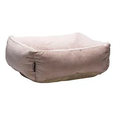 Beeztees Katzenbett Moza aus Plüsch rosa