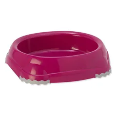 Plaček dubenėlis katėms ir šunims, plastmasinis, neslystantis, raudonas, 210ml