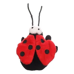 Flamingo Cat Zingu LadyBug - katės žaislas, pliušinė boružėlė su katžole