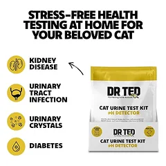 DR. TED šlapimo testo rinkinys katėms - pH lygiui šlapime nustatyti, 10 g — 4 nuotrauka