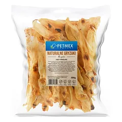 PETMEX Triušio ausys 500g natūralus kramtukas šunims