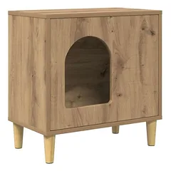 Prolenta Premium namelis katėms, 51 x 30 x 52 cm, balta, mediena — 3 nuotrauka