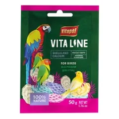 Vitapol Vitaline papildomas lesalas paukščiams kriauklės su kalciu 50g