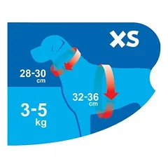 Happet minkštos, turkio spalvos petnešos šunims ir katėms, XS — 5 nuotrauka