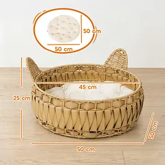 Katės guolis 50 x 50 x 25 cm — 3 nuotrauka
