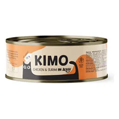KIMO konservuotas pašaras katėms su vištiena ir surimi, 70 g