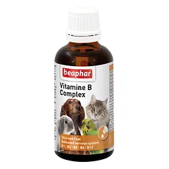 Beaphar Vitamin-B-Komplex, 50ml (pak3) parduotuvėje petbaze.lt