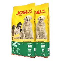 JOSERA JosiDog Senior Light 2x15 kg vyresniems ir mažiau aktyviems šunims