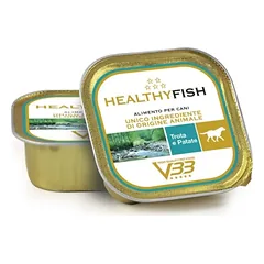 Healthyfish Trota (su upėtakiu) monoproteininis paštetas šunims 150g.