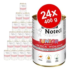 Dolina Noteci Premium Junior drėgnas maistas šunims, ekonominė pakuotė 24 x 400 g