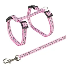 Trixie Kačių petnešos su pavadėliu, 27-45 cm-10 mm, 1.20 m