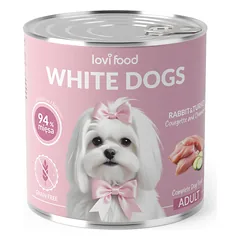 Lovi Food Dogs Rabbit & Turkey - šlapias maistas šunims, triušiena su kalakutiena, cukinija ir ramunėlėmis