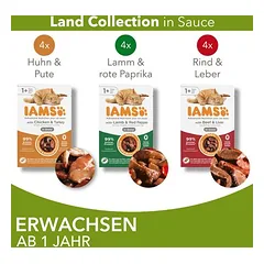 IAMS Advanced Nutrition Adult Land Mix padaže, drėgnas maistas katėms — 2 nuotrauka