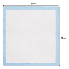 Šunų dresavimo palutės, 5 sluoksnių, nepralaidžios, baltos / mėlynos, 60 × 90 cm, 100 vnt. — 5 nuotrauka