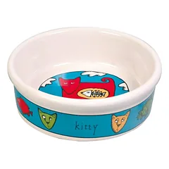 Trixie Ceramic Bowl keraminis dubenėlis katėms, baltas, 0.2 l, 11 cm — 2 nuotrauka