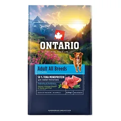 Ontario Adult All breeds Monoprotein Tuna & Sweet potatoes 0,75kg