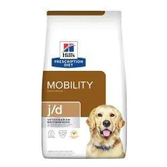 Hills Prescription Diet Mobility j/d Chicken sausas dietinis maistas šunims, skirtas sąnariams stiprinti, 12 kg