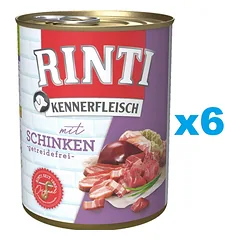 RINTI Kennerfleisch Ham su kumpiu 6x400 g
