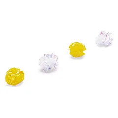 Beeztees Katzenspielzeug Kitten Knisterbälle Evy gelb/transparent