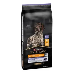 Purina Pro Plan Sausas pašaras visų veislių aktyviems ir darbiniams suaugusiems šunims, su vištiena, 14 kg