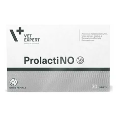 VetExpert ProlactiNO 295mg tabletės mažinti netikros nėštumo simptomus kalytėms, 30 vnt.