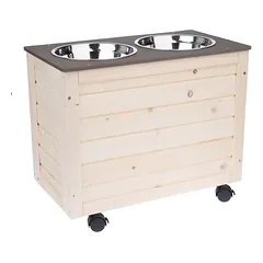 Modern Living laikymo dėžė su dubenėliais Inari, L 53 x B 30 x H 43,5 cm — 2 nuotrauka