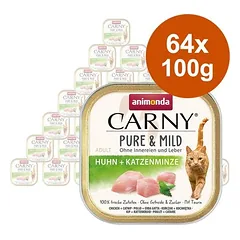 Sparpaket animonda Carny Adult Pure & Mild 64 x 100 g