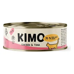 Kimo Cat Chicken & Tuna 70 g parduotuvėje ramiosblusos.lt