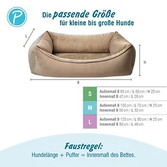 Petlando guolis šunims LikeOrtho Lucy, rudas, Dideliems 26–45 kg — 2 nuotrauka