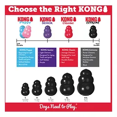 KONG Extreme Large žaislas šunims, juodas — 4 nuotrauka