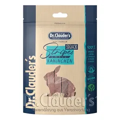 DR. CLAUDER’S vytintos triušienos juostelės šunims ir katėms 80g