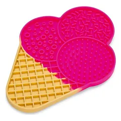 Beeztees Schleckmatte Eiscreme, Beeztees Schleckmatte Eiscreme L 21 x B 15 x H 1,8 cm — 1 nuotrauka