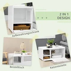 Katinų spintelė 90 × 48 × 43,5 cm — 4 nuotrauka